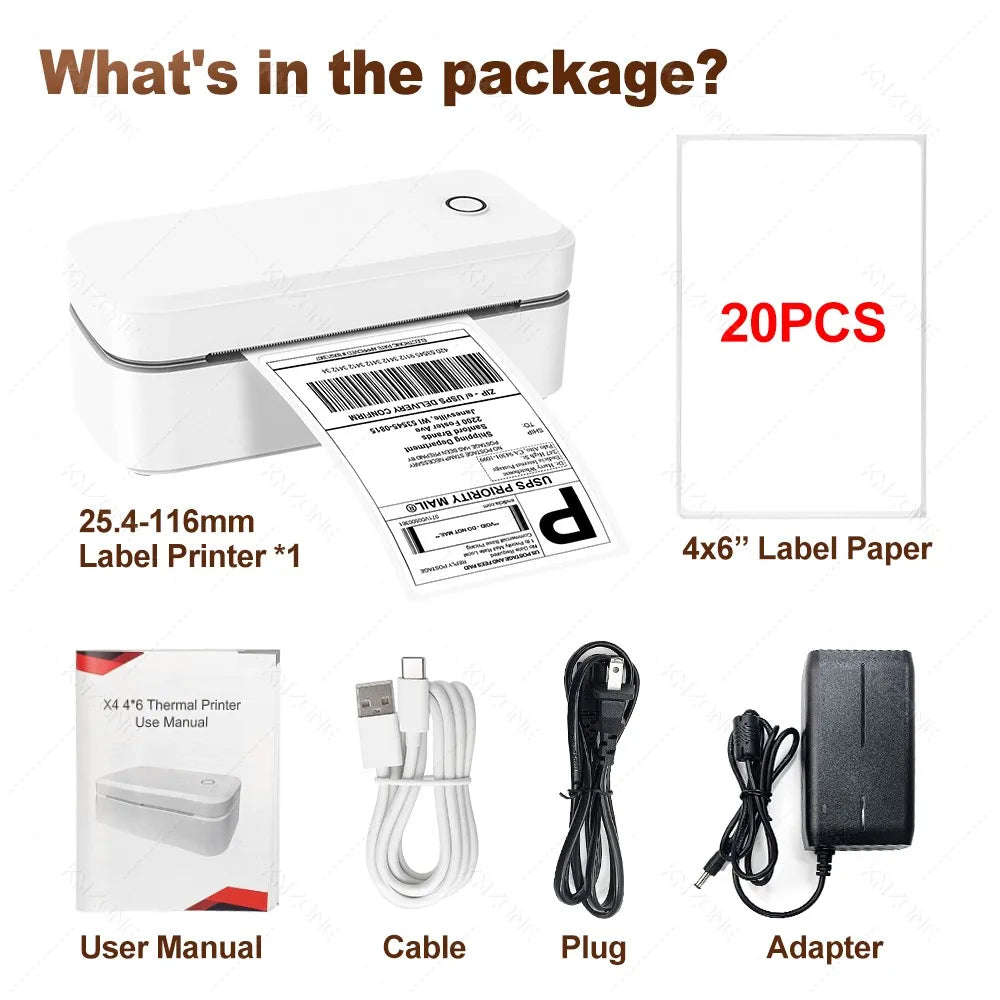 Bluetooth Label Printer
