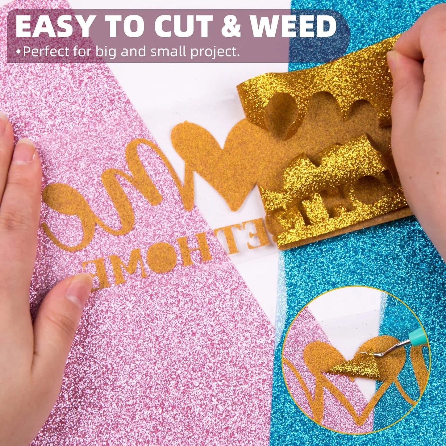 Glitter Heat Transfer Vinyl