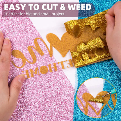 Glitter Heat Transfer Vinyl