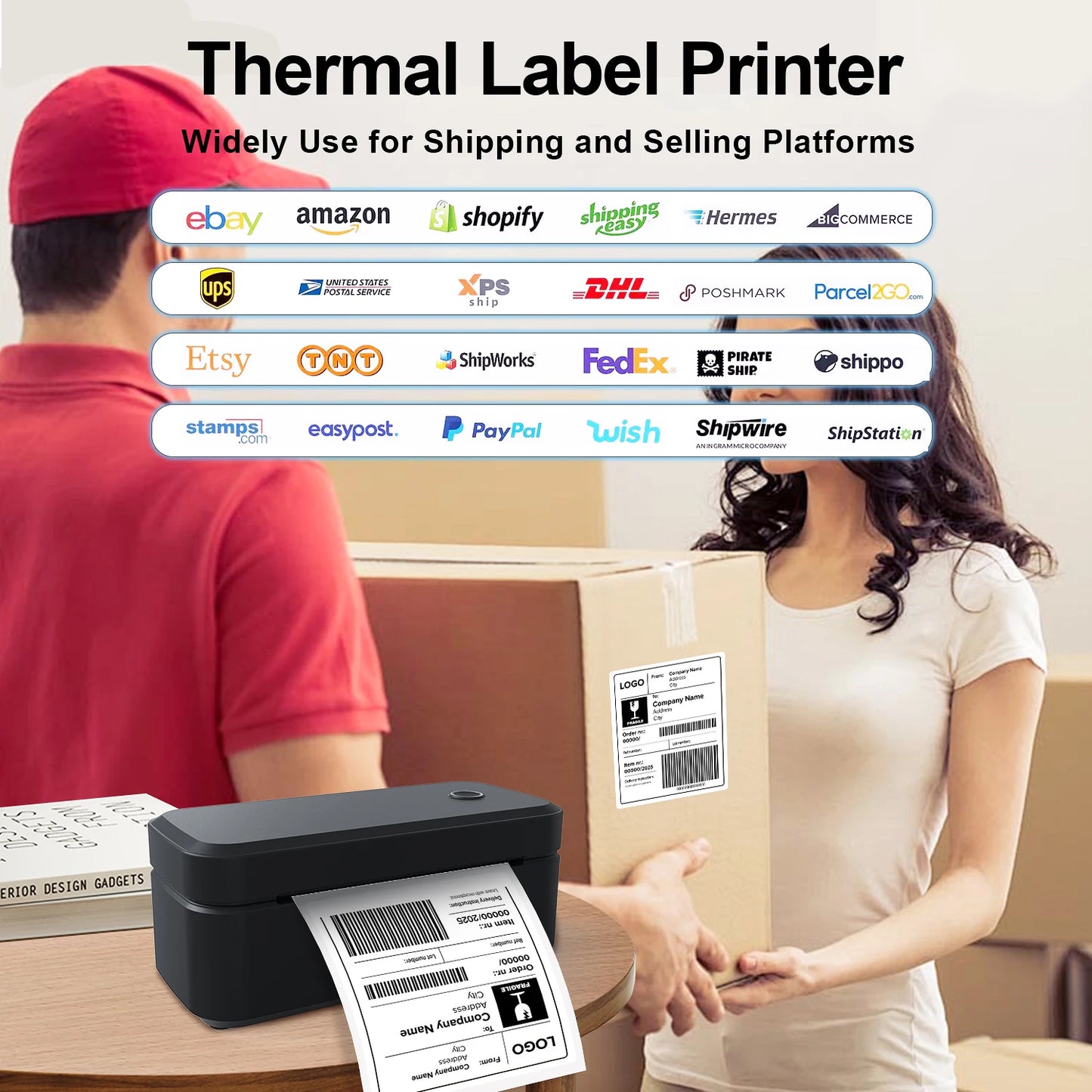 Bluetooth Label Printer